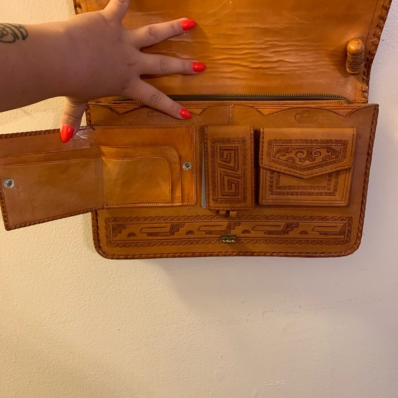 Vintage leather bag - Picture 3 of 4